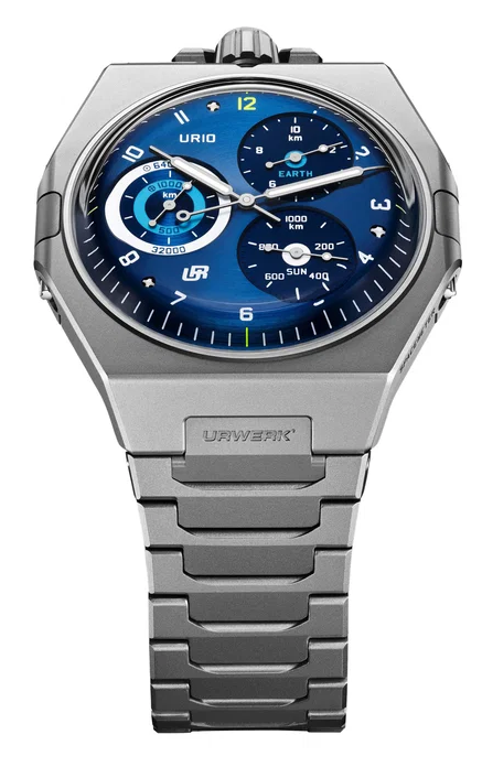 (image for) Urwerk UR-10 SpaceMeter Blue Replica Watch